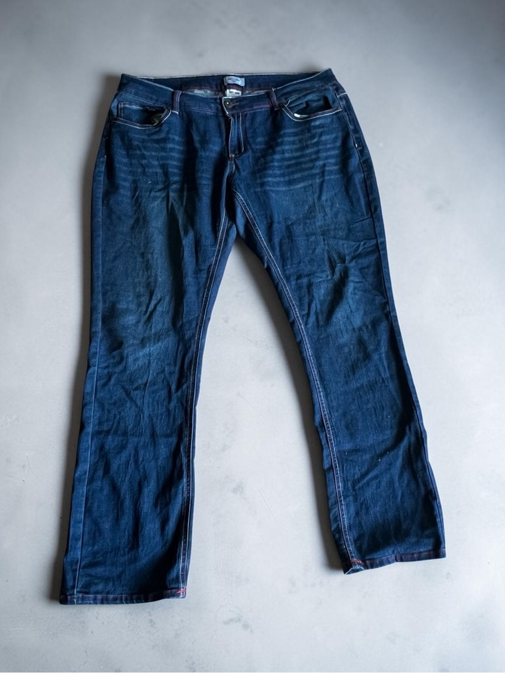 Jeans Denim Women’s Plus Size 14W Stretch Bootcut Jeans